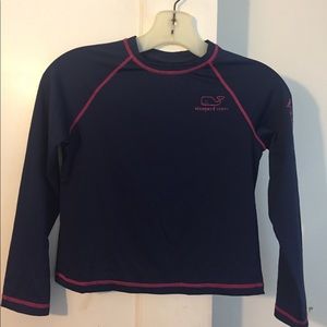 Vineyard Vines rash guard kids 10-12 Medium